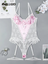 Load image into Gallery viewer, Fairy Lace Garter Bodysuit