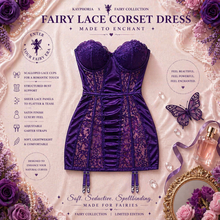 Load image into Gallery viewer, Spellbound Lace Corset Mini