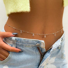 Load image into Gallery viewer, New Charm Sexy Double Layer Butterfly Chain for Women Waist Bead Belly Chain Belly Belt Summer Beach Body Jewelry Accessories