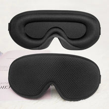 Load image into Gallery viewer, Breathable 3D Sleep Mask Soft Mesh Blackout Eye Mask Block Out Light Adjustable Elastic Strap Sleeping Aid Eyepatch Rest