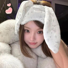 Load image into Gallery viewer, Bunnies Ear Eye Cover Comfortable Restful Sleep Blindfolds Soft Eye Shade for Sleeing Relax