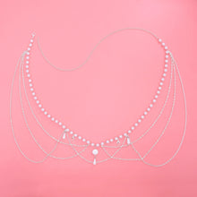 Load image into Gallery viewer, Sexy Waist Chain Belt Multi Layered Imitation Pearl Belly Body Chain Fashion Trendy Jewelry For Women Festival Party Accessories