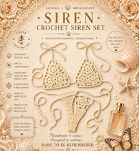 Load image into Gallery viewer, Kayphoria X Siren Crochet Bikini Set – Handmade Adjustable Lace Swimwear