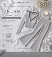 Load image into Gallery viewer, Dream Cloud Knit Set – Zip Hoodie & Flared Pants (2-Piece Lounge Set)