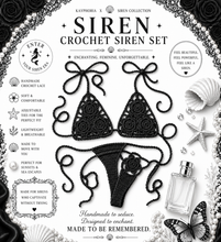 Load image into Gallery viewer, Kayphoria X Siren Crochet Bikini Set – Handmade Adjustable Lace Swimwear