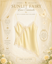 Load image into Gallery viewer, Kayphoria X Fairy Lace Camisole – Satin Asymmetrical Lingerie Top