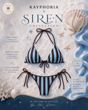 Load image into Gallery viewer, Siren Tide Striped Bikini Set