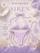 Load image into Gallery viewer, Siren Tide Striped Bikini Set