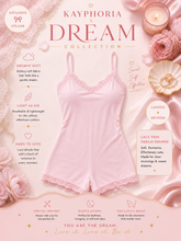 Load image into Gallery viewer, Lace Trim Dream Romper