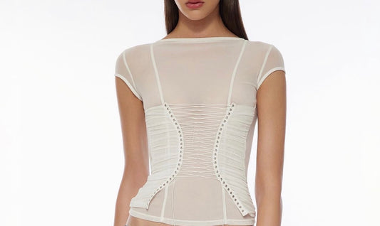 Sheer Bandage Top