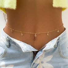 Load image into Gallery viewer, New Charm Sexy Double Layer Butterfly Chain for Women Waist Bead Belly Chain Belly Belt Summer Beach Body Jewelry Accessories
