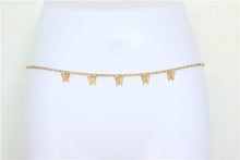 Load image into Gallery viewer, Fashion Simple Butterfly Bead Chain Ladies Waist Belly Chain Belly Belt Chain Fashion Body Jewelry Spring Summer Jewelry Gifts