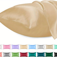 Load image into Gallery viewer, 1PC Satin Pillowcase for Hair Similar to Silk Pillow Cases for Skin, Silky & Soft Pillow Covers, Gifts for Her or Him