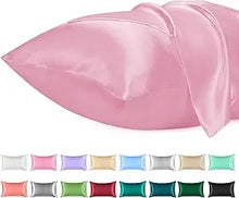 Load image into Gallery viewer, 1PC Satin Pillowcase for Hair Similar to Silk Pillow Cases for Skin, Silky & Soft Pillow Covers, Gifts for Her or Him