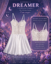 Load image into Gallery viewer, Dreamer Lace Satin Slip Dress – Midnight Noir
