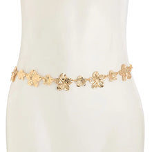 Load image into Gallery viewer, Women Waist Chain Body Jewelry Metal 3D Flower Belly Chain for Party Wedding Festival

