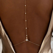 Load image into Gallery viewer, Fashion Bridal Back Chain Jewelry Pearl Underwear for Wedding Women Charm Lady Water Drop Crystal Body Jewelry Dress Accessories

