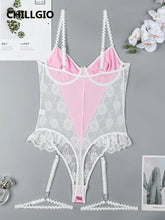 Load image into Gallery viewer, Fairy Lace Garter Bodysuit
