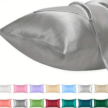 Load image into Gallery viewer, 1PC Satin Pillowcase for Hair Similar to Silk Pillow Cases for Skin, Silky &amp; Soft Pillow Covers, Gifts for Her or Him
