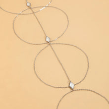 Load image into Gallery viewer, Lacteo Trendy Long Lace Multilayer Thigh Leg Chain for Women Sexy Geometric Acrylic Beads Charm Body Chain Jewelry Party Gifts
