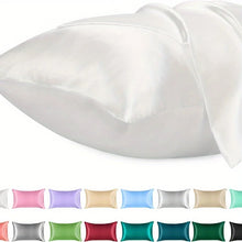 Load image into Gallery viewer, 1PC Satin Pillowcase for Hair Similar to Silk Pillow Cases for Skin, Silky &amp; Soft Pillow Covers, Gifts for Her or Him
