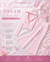 Load image into Gallery viewer, Dream Cloud Knit Set – Zip Hoodie &amp; Flared Pants (2-Piece Lounge Set)
