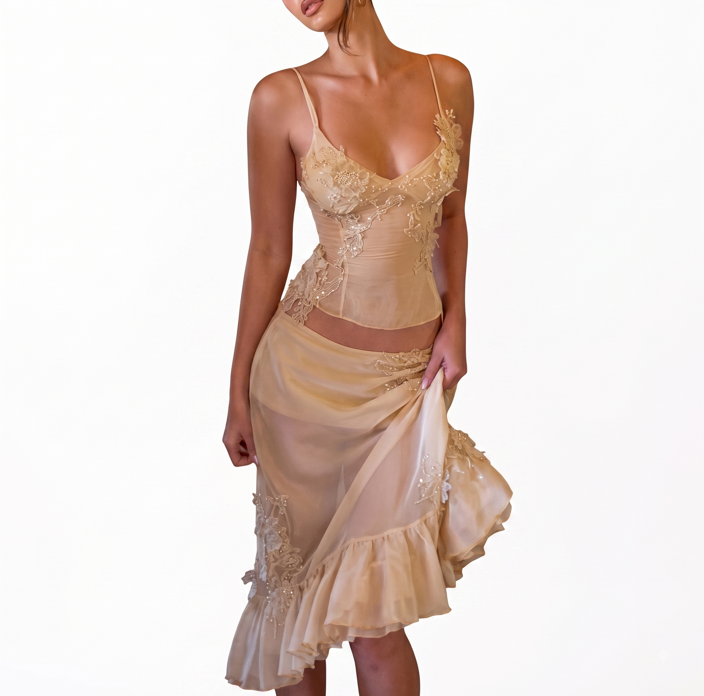 Tulle Two-Piece Set