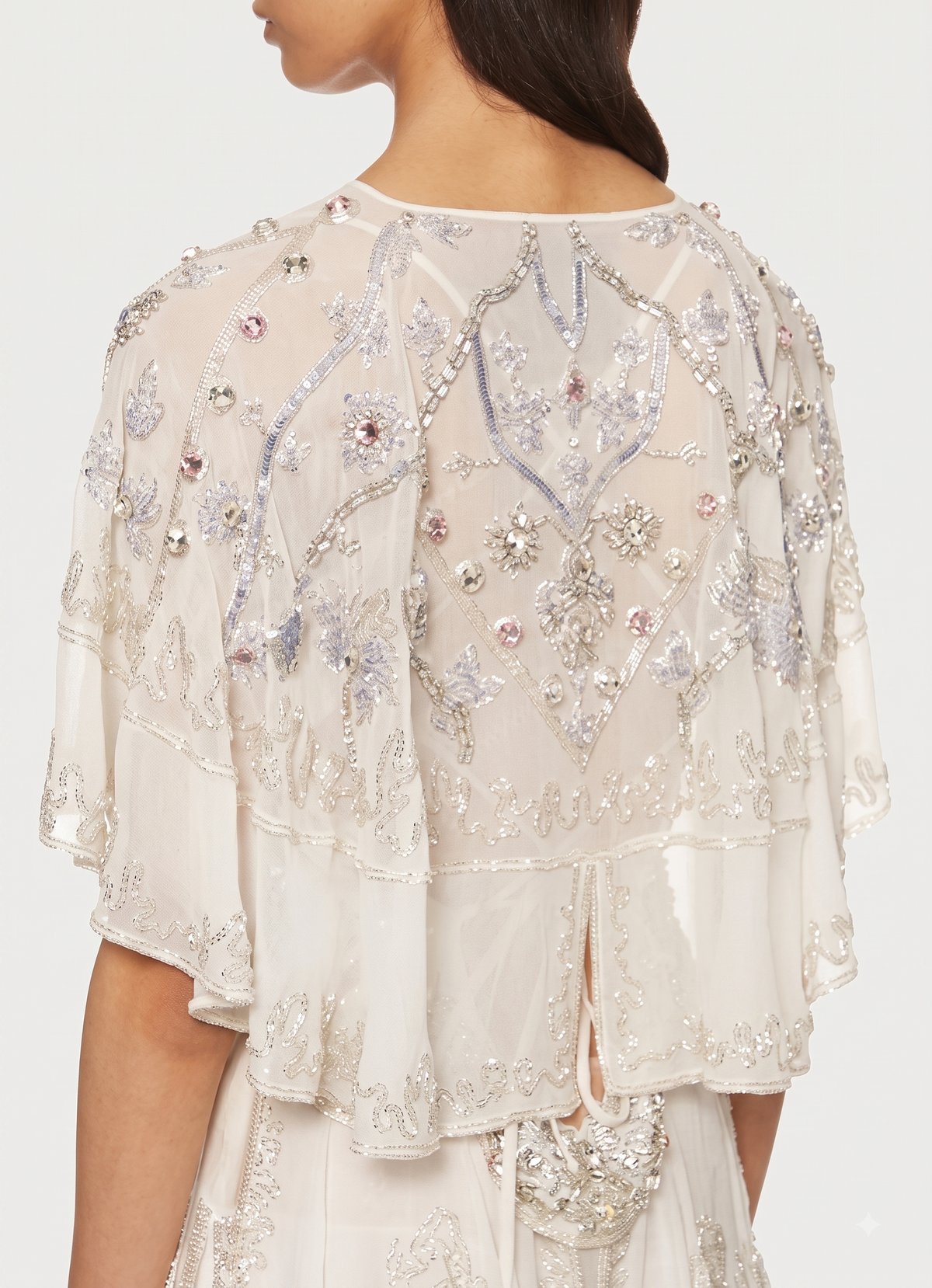 Sage Capelet Gown