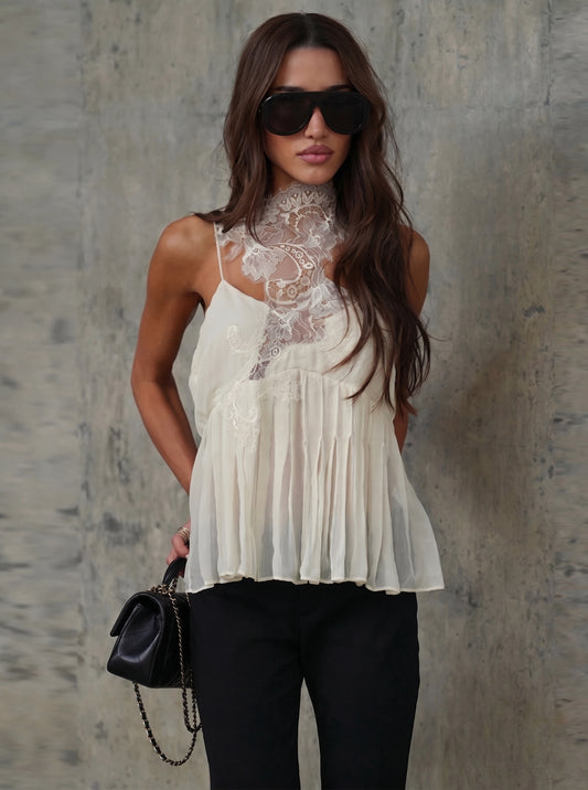 Chiffon Lace Cami