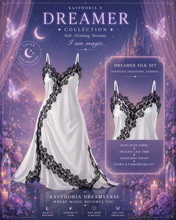 Load image into Gallery viewer, Dreamer Lace Slip Dress – Midnight Aura
