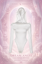 Load image into Gallery viewer, Hooded Sexy Bodysuit Lingerie Bow One-Pieces Body Feminino White Slim Bustier Long Sleeve Fashion Trends Women Clothing Autumn

