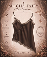 Load image into Gallery viewer, Kayphoria X Fairy Lace Camisole – Satin Asymmetrical Lingerie Top
