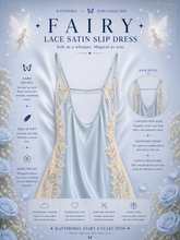 Load image into Gallery viewer, Kayphoria Fairy Lace Satin Slip Dress – Enchanted Nightgown
