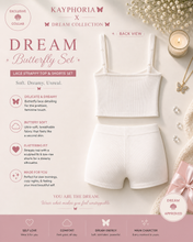 Load image into Gallery viewer, Dream Butterfly Lace Set – Soft Romance Top &amp; Shorts
