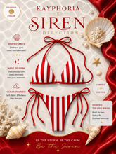 Load image into Gallery viewer, Siren Tide Striped Bikini Set
