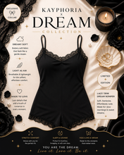 Load image into Gallery viewer, Lace Trim Dream Romper
