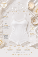 Load image into Gallery viewer, Lace Trim Dream Romper
