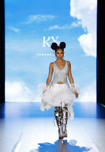 Load image into Gallery viewer, Celestia Crystal Crop Top
