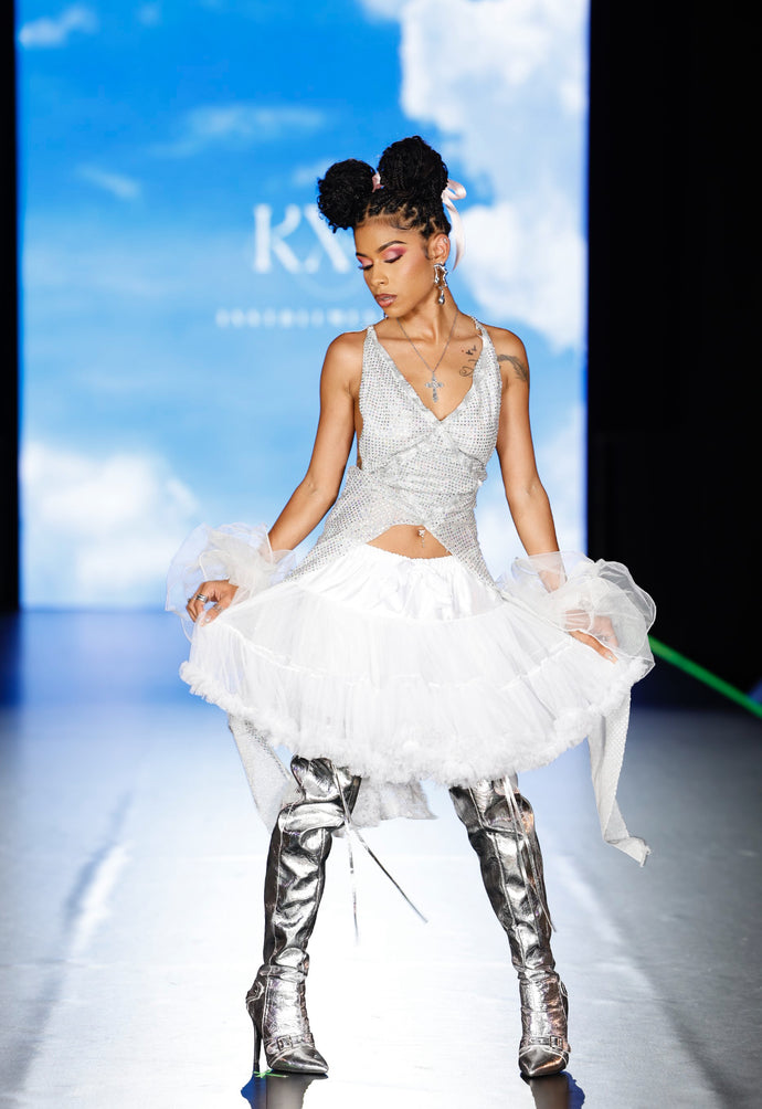 Celestia Crystal Crop Top