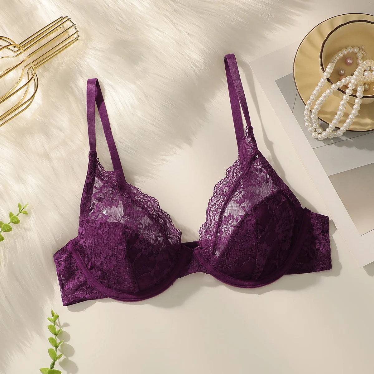 Petal Lace Bra