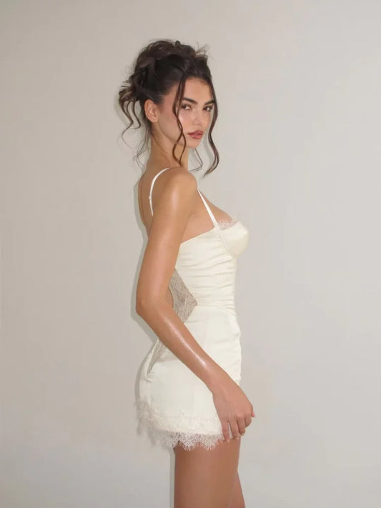 Ivory Corset Mini