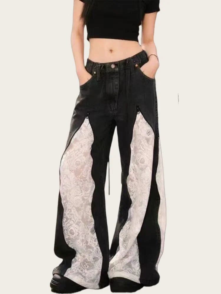 Lace Panel Flares
