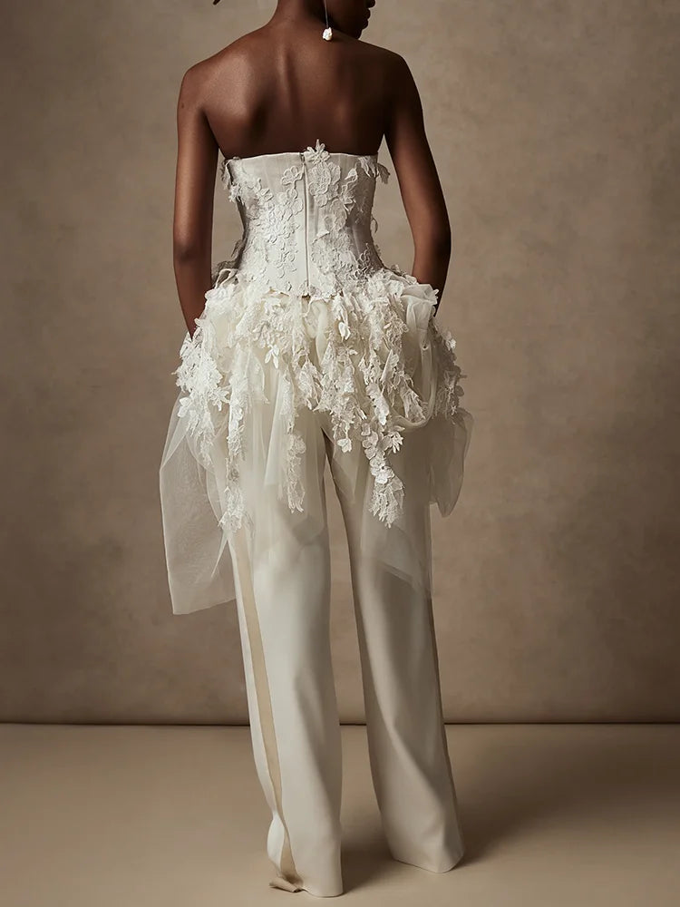 Bridal Corset Jumpsuit