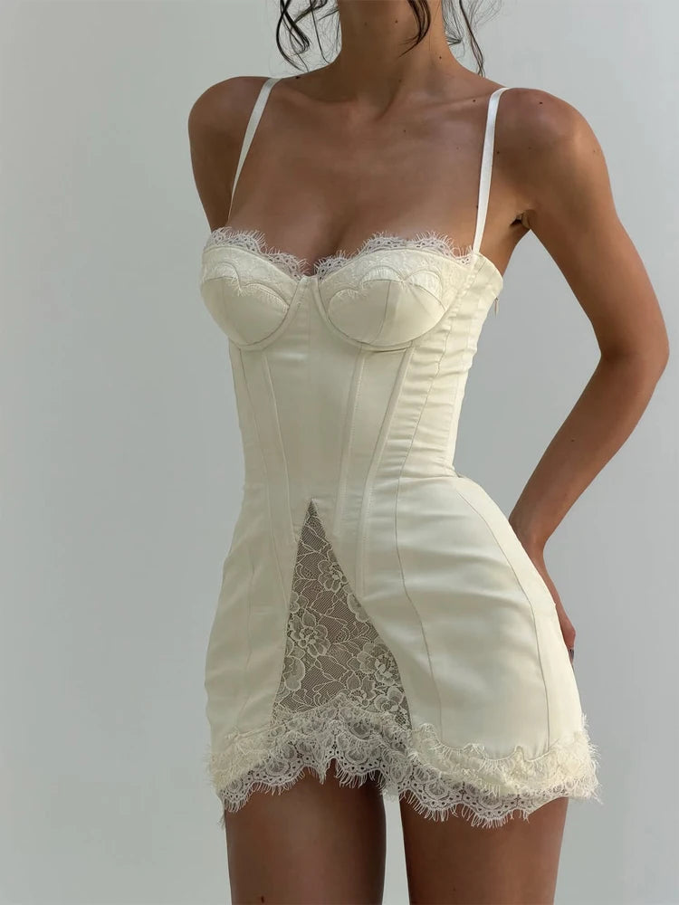 Ivory Corset Mini