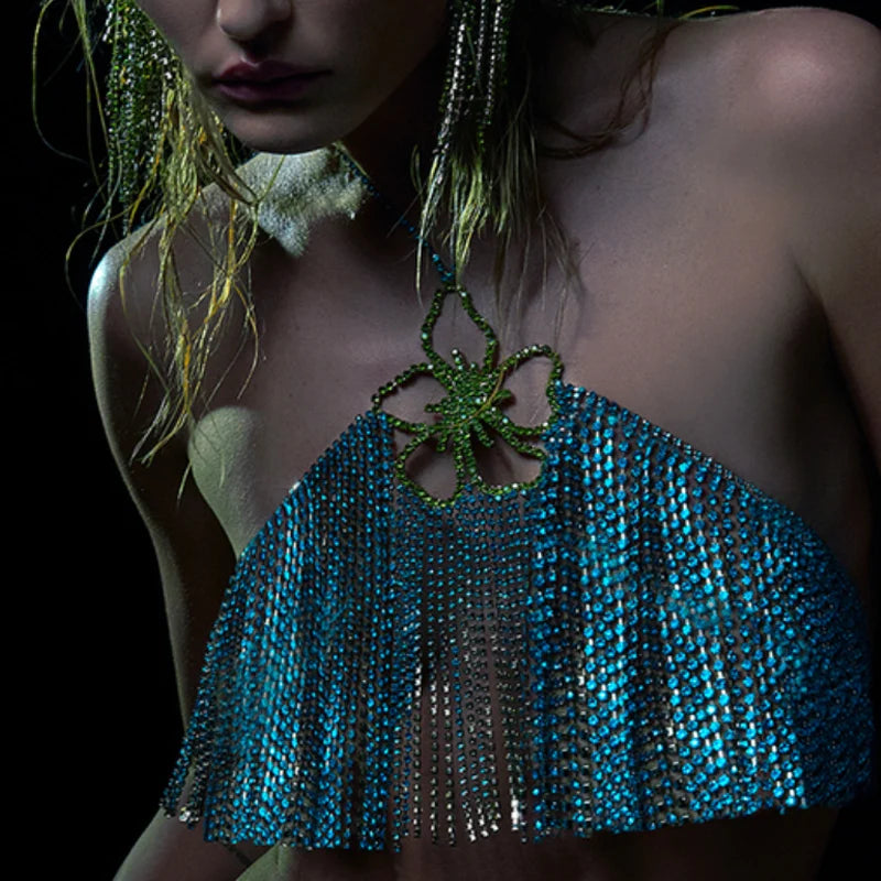 Crystal Fringe Bralette