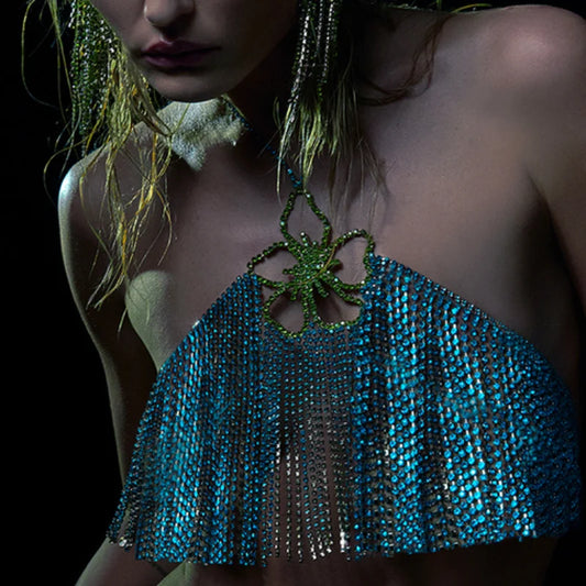 Crystal Fringe Bralette