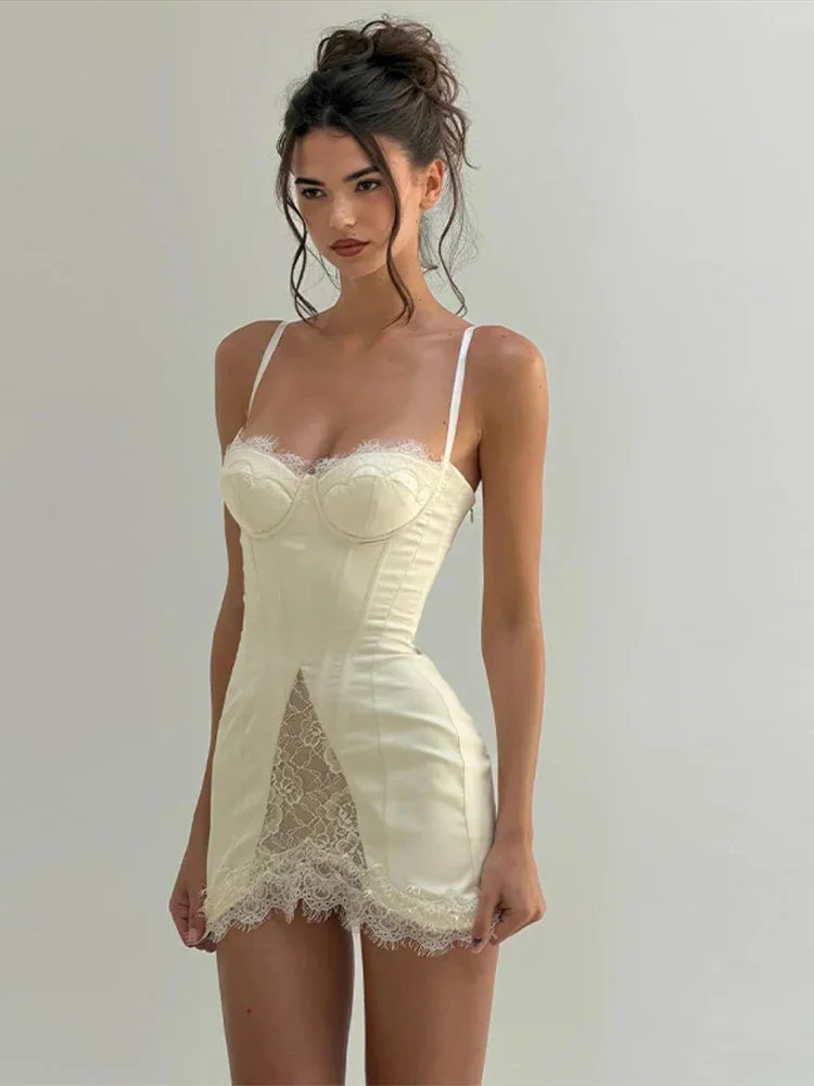 Ivory Corset Mini