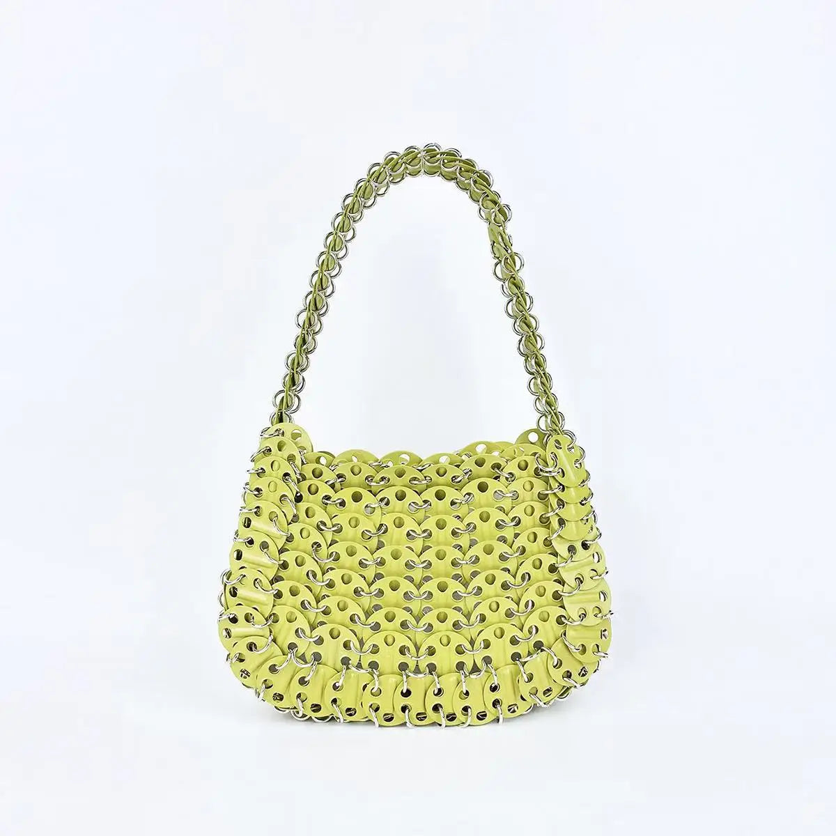 Women's Diamond Handbag Designer Sequins Evening Bag Metal Chain Rhinestone Hollow Evening Bag Clutch Holiday Shoulder Bag
