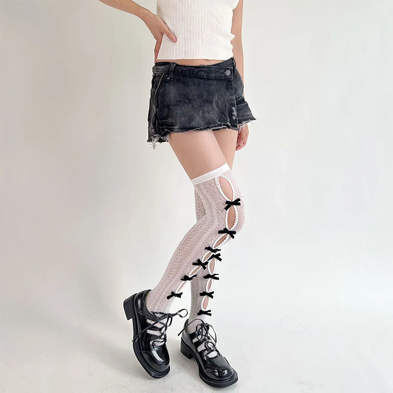 French Lace Thigh Highs