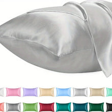 Load image into Gallery viewer, 1PC Satin Pillowcase for Hair Similar to Silk Pillow Cases for Skin, Silky &amp; Soft Pillow Covers, Gifts for Her or Him
